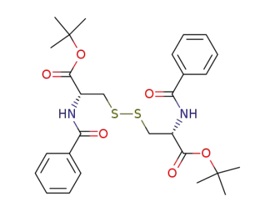 (R)-2-Benzoylamino-3-((R)-2-benzoylamino-2-tert-butoxycarbonyl-ethyldisulfanyl)-propionic acid tert-butyl ester